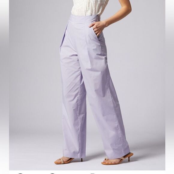 Joie Coco Pleated High Waist Wide Leg Pants | Size 12 - Picture 2 of 10